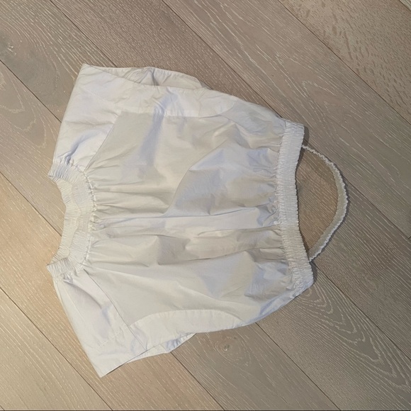 H&M White Cropped Top, Small - Picture 4 of 4